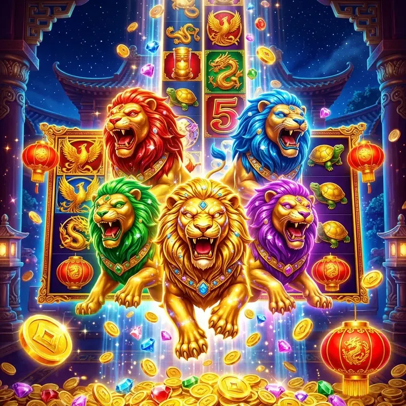 5 Lions Megaways Slot Review, Demo