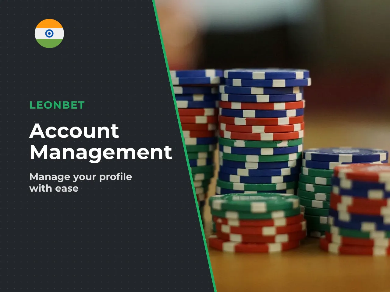 Account management is built into the