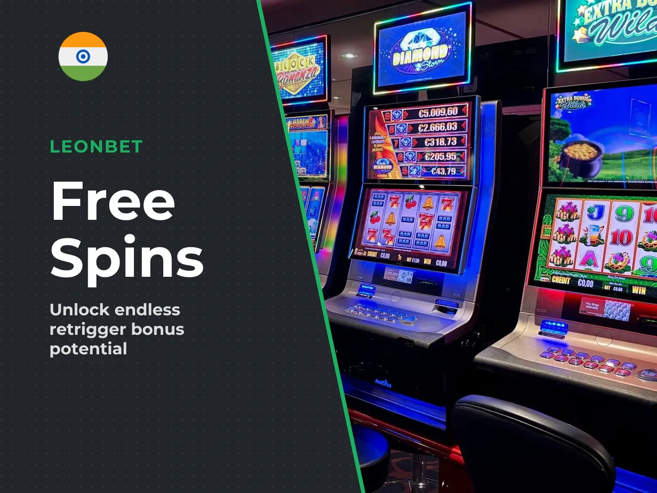 During free spins, landing additional Scatters