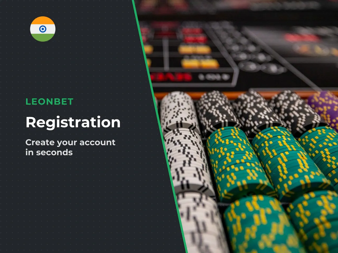 Registration. 1. Launch the Leonbet app