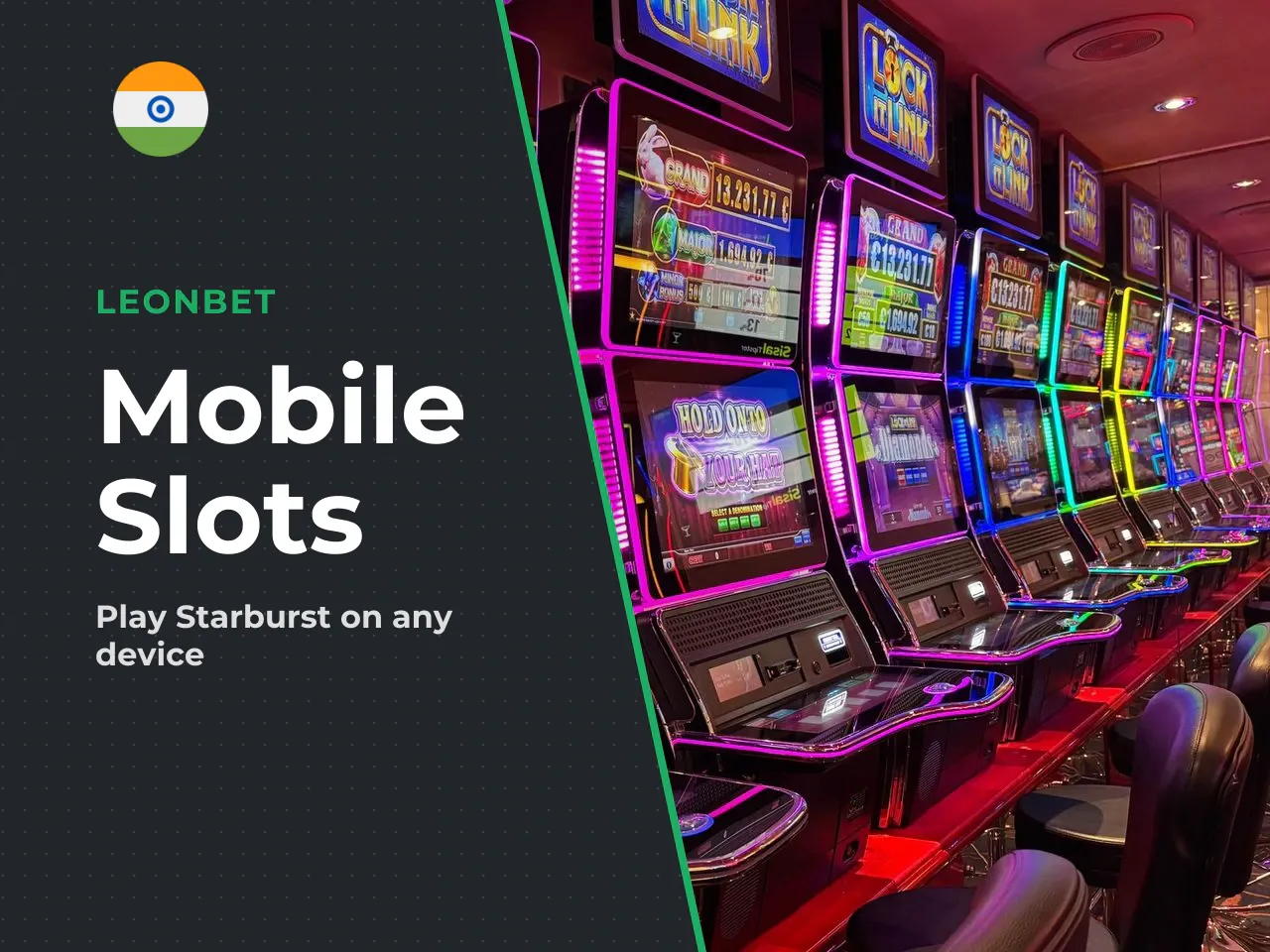 Starburst Mobile Playing on Phone and